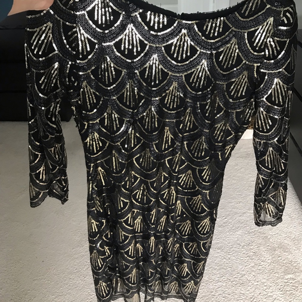 Gianni Bini Black Sequin dress, SIZE SMALL